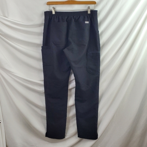 Figs Black Yola Skinny Technical Performance Drawcord Scrub Pants Size S (A-2) - Picture 10 of 11